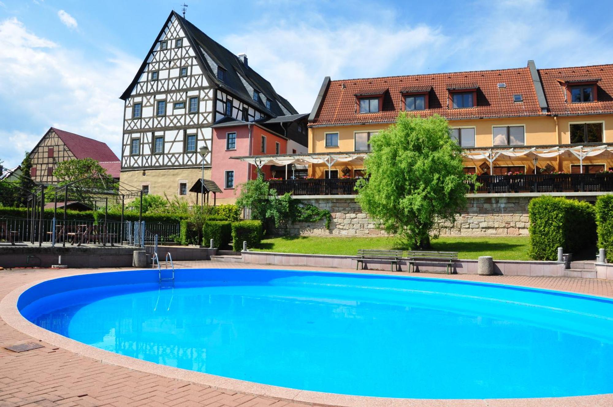 Thueringer Landhotel Edelhof Uhlstadt-Kirchhasel ภายนอก รูปภาพ